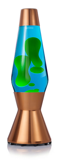 Varinė lavos lempa Mathmos Astro su žalia lava