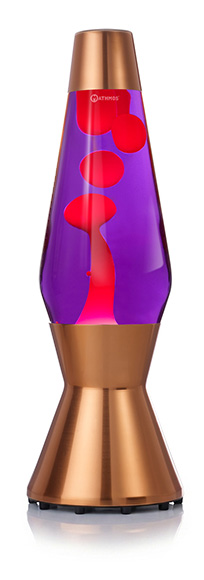 Varinė lavos lempa Mathmos Astro su raudona lava