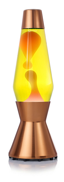 Varinė lavos lempa Mathmos Astro su oranžine lava