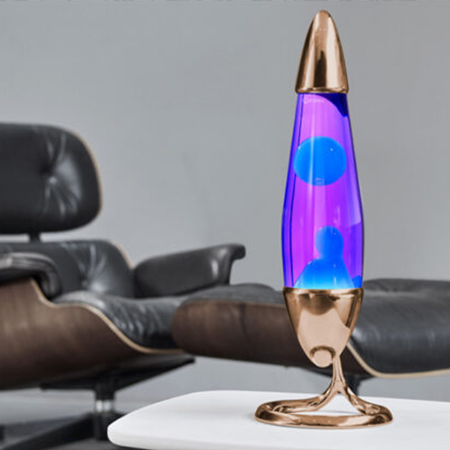 Originali Mathmos Neo lavos lempa – Vario / Violetinė / Žydra